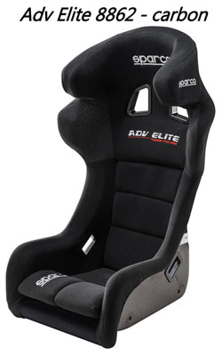 XpR(SPARCO)@[VOtoPbgV[g(RacingSeat)@Adv Elite 8862 - Carbon